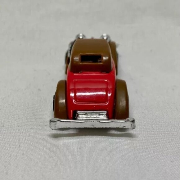 1930's Rolls Royce Playboy Cabrio Red 1:64 Die-cast Model Car Good Vintage - Picture 4 of 8